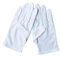 Par De Luvas Brancas De Papai Noel Curta 20Cm Par De Luvas Brancas De Papai Noel Curta 20Cm