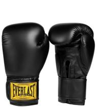 Par de Luvas de Boxe Clássica Preto Everlast - Treino e Competição