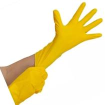 Par de Luvas de Latex SQ para Limpeza Multiuso de Tamanho M Par de Luvas de Latex SQ para Limpeza Multiuso de Tamanho M