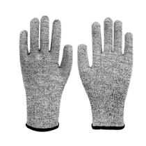 Par de Luvas de Proteção Anticorte Nível 5 Resistentes, Ventiladas e Ajustáveis Ideal para Cozinha, Construção, Manu