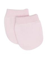 Par de Luvas Liso Recém-Nascido Feminino Par de Luvas Liso Recém-Nascido Feminino