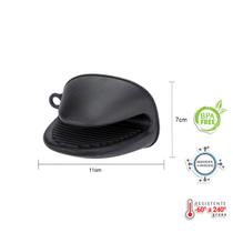 Par de Luvas Pega Panela em Silicone Weck Preta