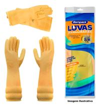 Par de Luvas Ranhurada Antiderrapante Tamanhos P M e G Par de Luvas Ranhurada Antiderrapante Tamanhos P M e G
