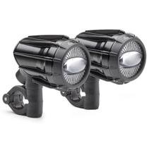 Par de luzes nevoeira com estrutura preta s322