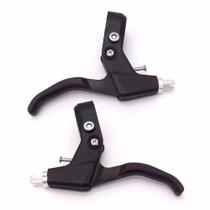 Par de Maçaneta Manete V-Brake Nylon Bike Preto/ Regulagem - paco