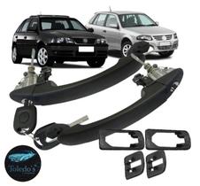 Par de Maçanetas Dianteiras Externa Saveiro G3 e G4 Gol / Parati G3 G4 04 Portas .