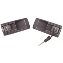 Par De Macanetas Externa Com Cilindros Porta Dianteiras Direita esquerda Opala caravan Unv40284
