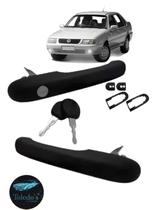 Par de maçanetas externas dianteiras vw santana / quantum após 1998