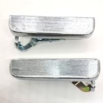 Par de Maçanetas Externas Monza / Chevette Cromadas