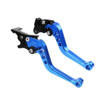 Par De Manetes De Freio E Embreagem Em Liga CNC Universal Para Motocicletas - Modificação De Moto Par De Manetes De Freio E Embreagem Em Liga CNC Universal Para Motocicletas - Modificação De Moto