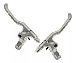 Par de manetes de freio Logan MTB em alumínio polido Par de manetes de freio Logan MTB em alumínio polido