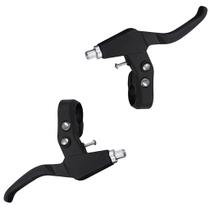 Par De Manetes Freio V Brake Tipo Logan Preto Nylon Resistente Para Bicicleta Bike Par De Manetes Freio V Brake Tipo Logan Preto Nylon Resistente Para Bicicleta Bike