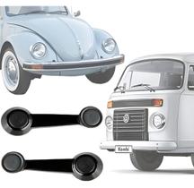 Par de manivela do vidro Metal Fusca Kombi Brasilia 1984 a 1989 Preta Par de manivela do vidro Metal Fusca Kombi Brasilia 1984 a 1989 Preta