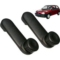 Par de Manivela Vidro Corsa 94 a 10 Metal Preto
