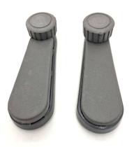 Par de Manivela Vidro Metal Cinza Caminhões Worker / Delivery /Titan até 1994