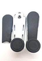 Par de Manivela Vidro Metal Cromada Gol /Parati /Saveiro G2 Bola