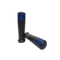 Par de manopla luva p/ bike arco íris neopak preto/azul