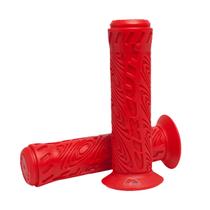 Par de Manoplas Circuit - Interlagos Plus (Fechada) - Vermelha - Pop 100/110 - Cg Fan Titan Start 125/150/160 - Ybr 125