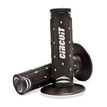 Par De Manoplas Circuit Jupiter Everyday Preta e Branca - Bros Xre300 Falcon Tornado Crosser Lander Xt 660