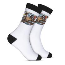 Par de Meia 33/38 Style Cano Longo Taz Mania (004LNWL22772) Hoahi