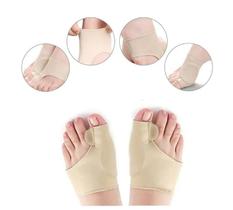 Par de meias protetor ortopédicos corretor de joanetes com separador de dedos Par de meias protetor ortopédicos corretor de joanetes com separador de dedos
