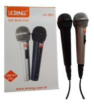 Par de Microfone Com Fio Profissional Dinâmico LE-901-Lelong