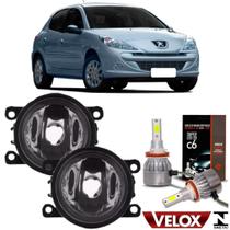Par de milha peugeot 207 2007 a 2014 e super led 2d Par de milha peugeot 207 2007 a 2014 e super led 2d