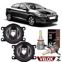 Par de milha renault fluence 2011 a 2018 e super led 2d