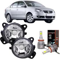 Par de milha vw polo 2007 08 09 10 11 2012 e super led Par de milha vw polo 2007 08 09 10 11 2012 e super led