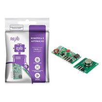 Par De Módulos Rf 433Mhz Transmissor + Receptor - Roxo
