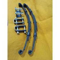 Par de Mola Carretinha 4 Laminas 550kg + Kit Jumelo Carretinha reboque