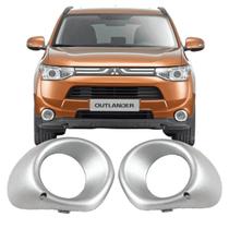 Par de Moldura Farol Milha Neblina Outlander 2014 e 2015