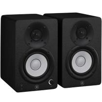 Par de Monitores de Estúdio Near Field Yamaha HS4 110v Preto
