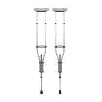 Par de Muleta Axilar D7 Universal em Alumínio até 65 Kg (02 unidades)