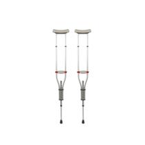 Par De Muleta Axilar D7 Universal Em Alumínio Regulável Suporta Até 130 Kg, Leve, Anatômica e Ajustável