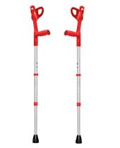 Par de Muleta Canadense Apoio Fixo Altura Regulável e Ponto Refletivo Par de Muleta Canadense Apoio Fixo Altura Regulável e Ponto Refletivo
