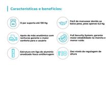 Par de Muleta Canadense Dellamed Preta