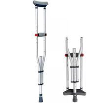 Par de Muletas Axilar Desmontável Regulável em 3 tamanhos (P,M,G) Hidrolight
