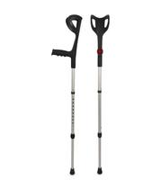 Par de Muletas Canadense Desmontável MED 220 Medicinal Live Well 130 Kg