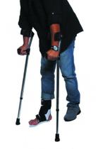 Par de Muletas Canadense em Alumínio com Apoio Injetado Fixo - Dilepé - DB-210 Par de Muletas Canadense em Alumínio com Apoio Injetado Fixo - Dilepé - DB-210