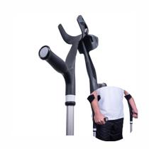 Par de Muletas Canadenses Alumínio Ajustáveis e Articuladas Ortopédicas