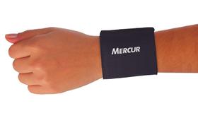 Par de Munhequeira Elástica Preta Mercur