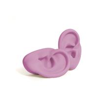 Par de Orelha de Silicone Oval Rosa Par de Orelha de Silicone Oval Rosa