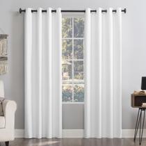 Par de painéis de cortina Sun Zero Columbia 100% Blackout 50x213cm Par de painéis de cortina Sun Zero Columbia 100% Blackout 50x213cm