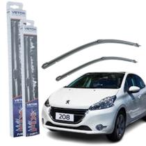 Par de Palheta Dianteira do Peugeot 208 2012/2018 Par de Palheta Dianteira do Peugeot 208 2012/2018
