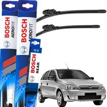 Par de Palheta Dianteira e Traseira Bosch Corsa Hatch 2004 2005 2006 2007 2008 2009 2010 2011 2012 Par de Palheta Dianteira e Traseira Bosch Corsa Hatch 2004 2005 2006 2007 2008 2009 2010 2011 2012