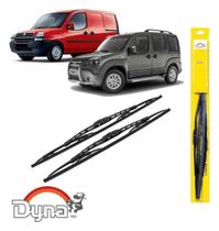 Par de Palheta Dyna 323 Original 22/18 Polegadas Fiat Doblo Ford Fiesta GM Agile