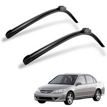 Par De Palheta Limpador Parabrisa cinoy Slim silicone veiculo:HONDA civic 2001 a 2006 / legend prelude até 96