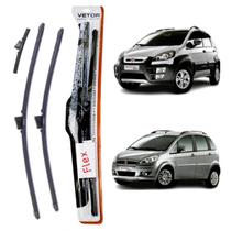Par De Palheta Limpador Parabrisa Fiat Idea 2011 2013 2014