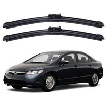 Par de Palheta Limpador Parabrisa - Honda Civic 2007 até 2011 Par de Palheta Limpador Parabrisa - Honda Civic 2007 até 2011